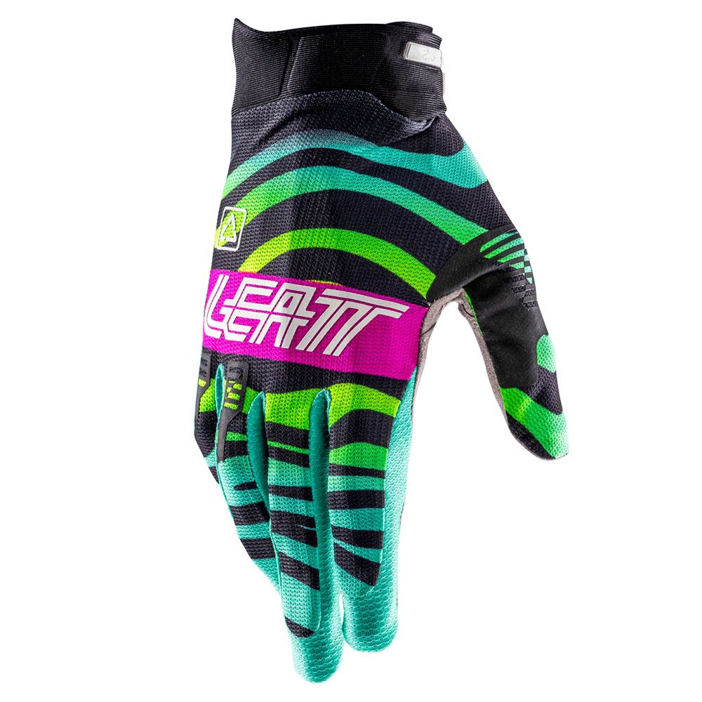 Leatt 2026 Motocross Gloves Youth 2.5 X-Flow Tiger Pink